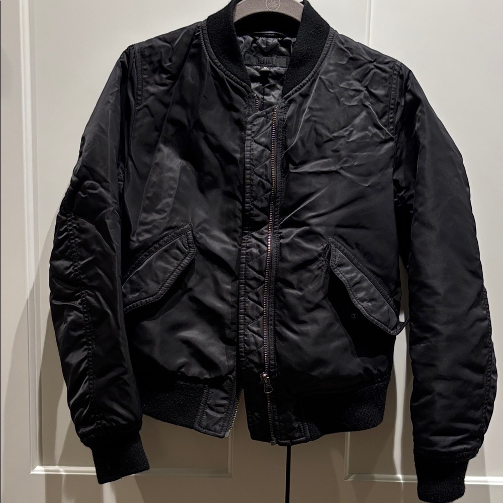 Uniqlo Black Bomber Jacket